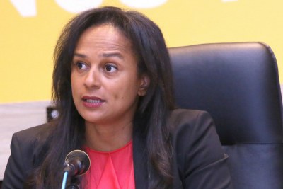 Former State-run Sonangol's CEO Isabel Dos Santos. (file photo).