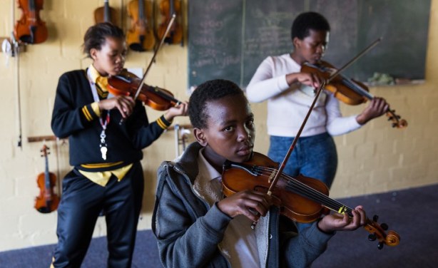 Meet Masiphumelele's Budding Violinists