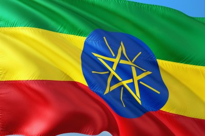 Ethiopian flag.