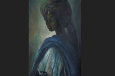 Ben Enwonwu’s 1973 painting of the Princess Adetutu Ademiluyi, known as Tutu.