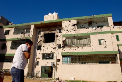 The scars of war in Tripoli's Abu Salim district (file photo)..