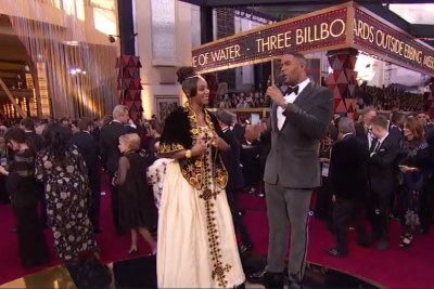 Screenshot of Tiffany Haddish's dress