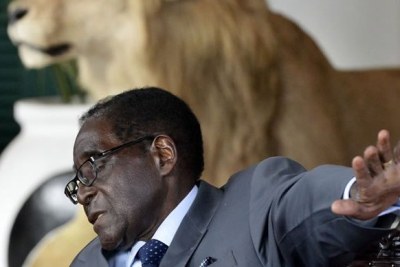 Former president Robert Mugabe (file photo).