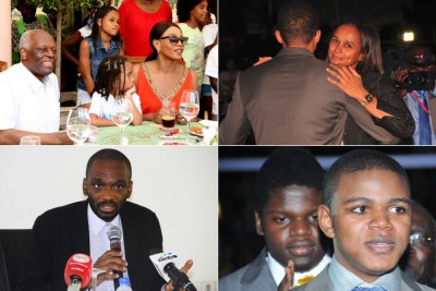 The Dos Santos family (file photo).
