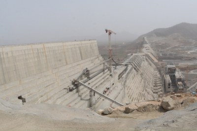 The Grand Ethiopian Renaissance Dam or GERD.