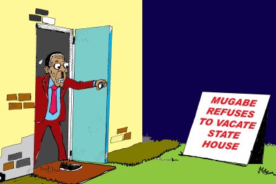 The Mugabes had the keys more than four months after his resignation.