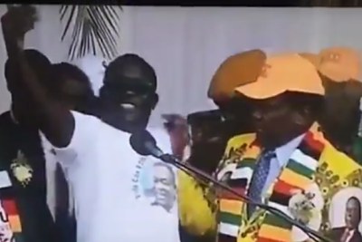 President Emmerson Mnangagwa's security was breached during a recent Zanu PF youth interface rally in Gweru after a losing candidate tried to grab his hand while he was on stage.
The incident that was caught on video, which has since gone viral, has landed three members of Mnangagwa's close security unit in trouble, sources revealed.