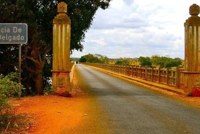 Entering Cabo Delgado province in Mozambique.