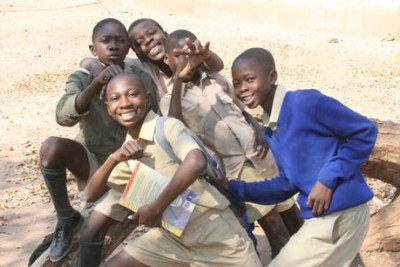 Young students in Zimbabwe (file photo).