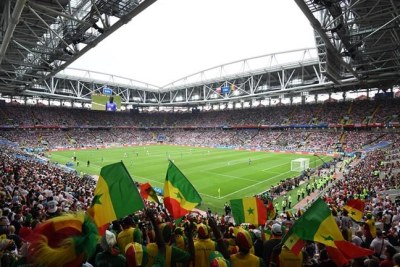 Senegal fans at the 2018 World Cup in Russia (file photo).
