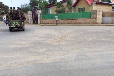 The fed defense force moving into Jigjiga city, the capital of the Ethiopian Somali regional state.