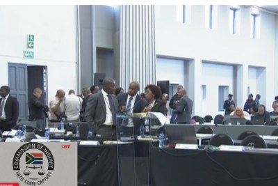 Video screenshot of the Zondo Commission of Inquiry (file photo).