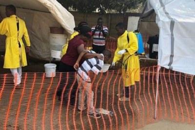 The World Health Organization working to contain the cholera outbreak in Zimbabwe.