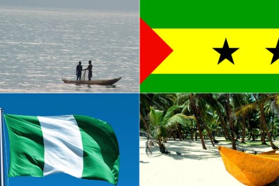 Top, São Tomé and Principé, bottom, Nigeria