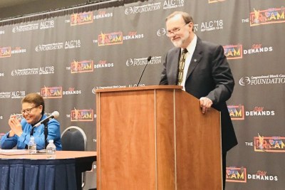 Assistant Secretary of State Tibor Nagy speaks at the Africa Braintrust 2018.