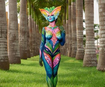 Body Painting Artists Show Off Their Amazing Artistry in Equatorial Guinea
