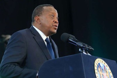 President Uhuru Kenyatta (file photo).