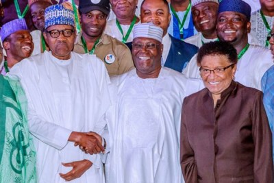 Buhari, Atiku, other presidential candidates sign another peace accord.