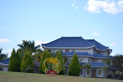 The Blue Roof mansion in Harare.