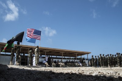 Soldiers from the Somali National Army graduate from a logistics course taught by U.S. Army’s 101st Airborne Division (file photo).