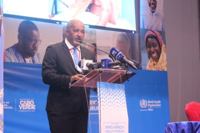 Cape Verde Minister of Health, Dr Arlindo Nascimento do Rosario.
