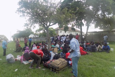 Scores of people, mostly from Malawi, sleeping outside in Sydenham.