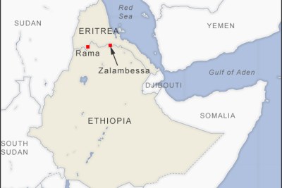 Ethiopia-Eritrea border.