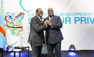 Visite officielle du pr&Atilde;&copy;sident de la BAD en RDC