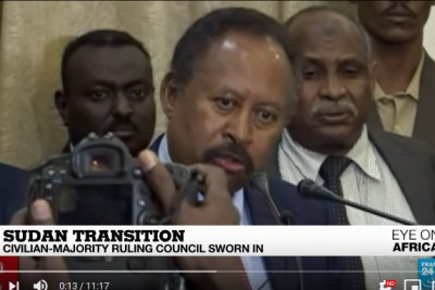Prime Minister Abdalla Hamdok.