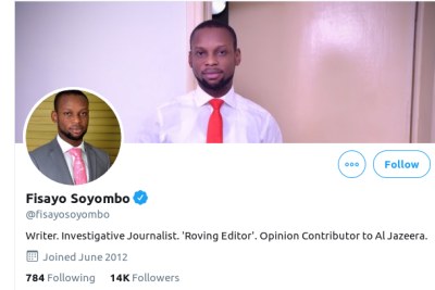 Fisayo Soyombo.