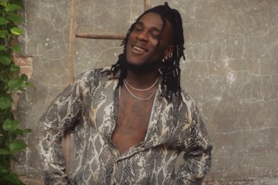 Burna Boy in his  On The Low video