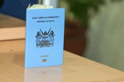 The East African Community, Republic of Kenya passport.