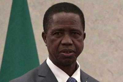 Former president Edgar Lungu (file photo).