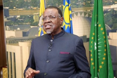 President  Hage G. Geingob (file photo).
