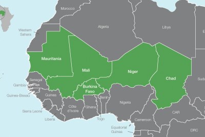 The G5 Sahel countries.