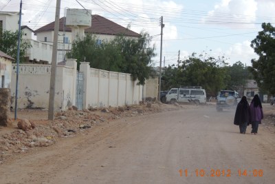 A street in northern Puntland's Galkayo town (file photo)..