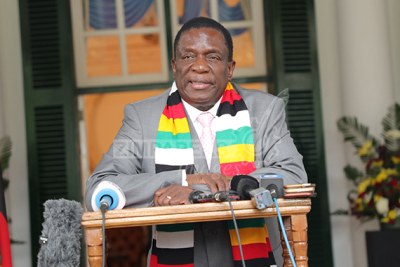 President Emmerson Mnangagwa delivers his State Of the Nation Address (file photo)