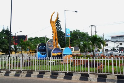 A Fela Kuti statue in Lagos.
