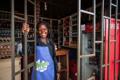 Maria is one of 68,000 young people who has seen an increase in her income since participating in the STRYDE program in East Africa.