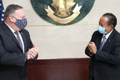 U.S. Secretary of State Mike Pompeo flew from Israel to negotiate with Prime Minister Abdalla Hamdok of Sudan in Khartoum during August.