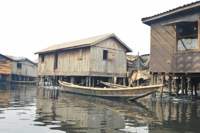 A stick house in Makoko, Lagos.