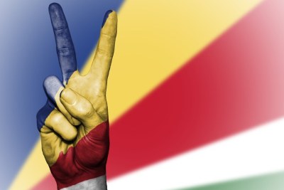 Seychelles flag.