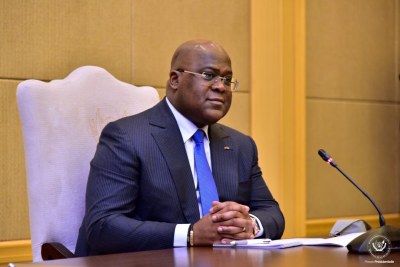 President Felix Tshisekedi (file photo).