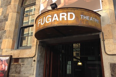 The front door of the Fugard Theatre in Cape Town.