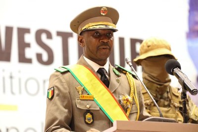Colonel Assimi Goïta, Mali's transitional President.