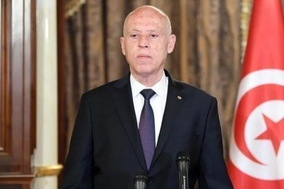 President Kais Saied (file photo).