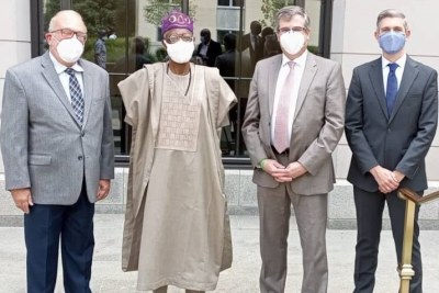 Nigerian Minister of Information and Culture Lai Mohammed met with U.S. Acting Assistant Secretary of State for Educational and Cultural Affairs Matthew Lussenhop  and colleagues to discuss potential bilateral cultural heritage property collaboration and ongoing education and exchange programs.