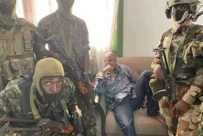 The military junta after the arrest of former president Alpha Condé (file photo).