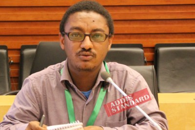 Journalist Tesfale Waldyes.