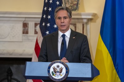 United States Secretary of State Antony Blinken at the U.S. Department of State in Washington, D.C., on November 10, 2021.